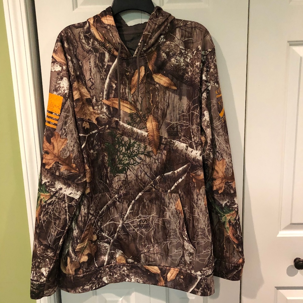 Grunt Style Camo Hoodie with Kangaroo Front Pocket